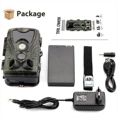 16MP 1080P Tragbare Trail Kamera Outdoor Jagd Tier Beobachtung Überwachung Kamera Foto Video Aufnahme IP66 Wasserdicht