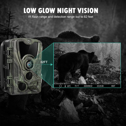 16MP 1080P Tragbare Trail Kamera Outdoor Jagd Tier Beobachtung Überwachung Kamera Foto Video Aufnahme IP66 Wasserdicht