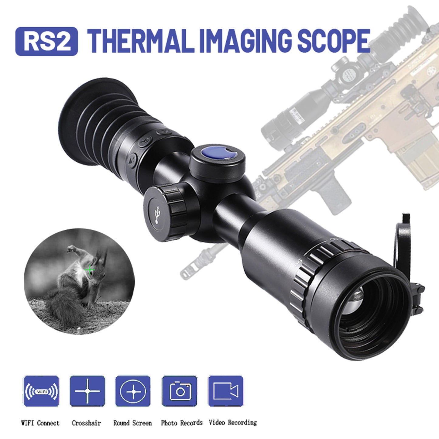 (Not for sale) Thermal Imager Sight Scope Long Range Professional Night Vision Riflescope for Hunting